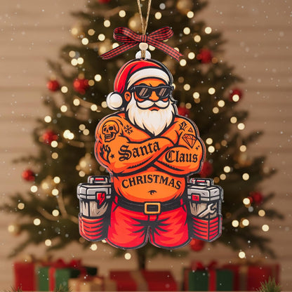 Black Santa Ornament – African American Christmas Tree Decor