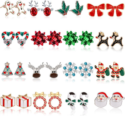 Enchanting Christmas Earring Collection – Festive Holiday Jewelry for Women | Charming Dangle & Stud Designs