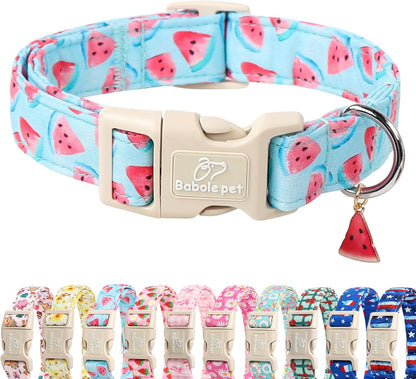 Christmas Dog Collar – Soft Red Santa Puppy Collar, Adjustable & Comfy for Small Dogs