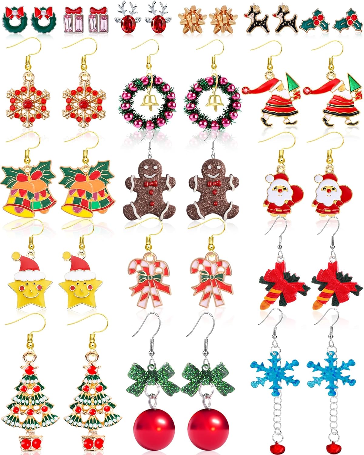 Enchanting Christmas Earring Collection – Festive Holiday Jewelry for Women | Charming Dangle & Stud Designs