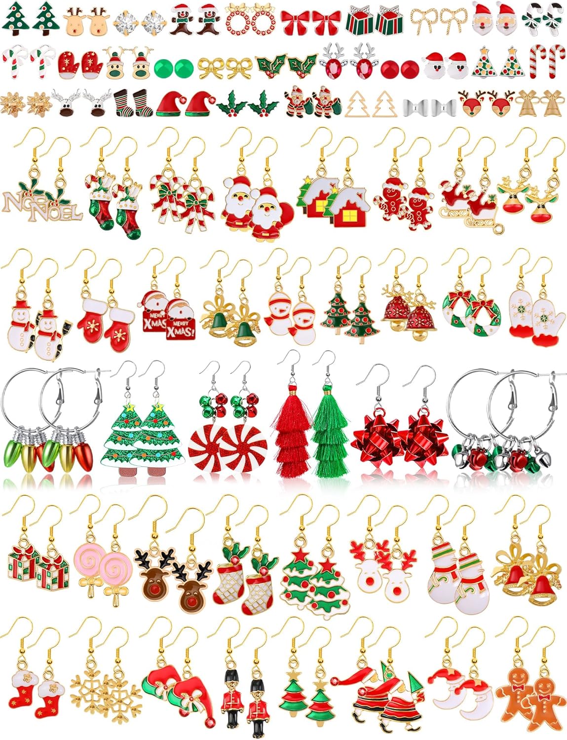 Enchanting Christmas Earring Collection – Festive Holiday Jewelry for Women | Charming Dangle & Stud Designs