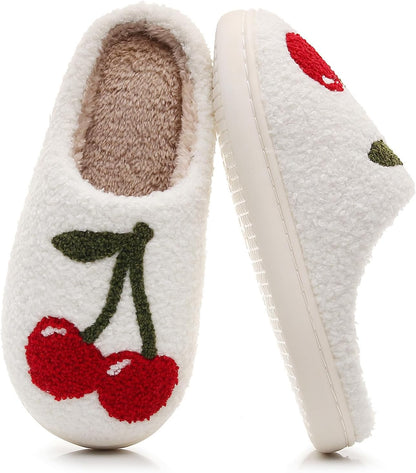 Christmas Reindeer Slippers – Warm Plush House Shoes for Women, Men & Girls, Fuzzy Holiday Home Gift