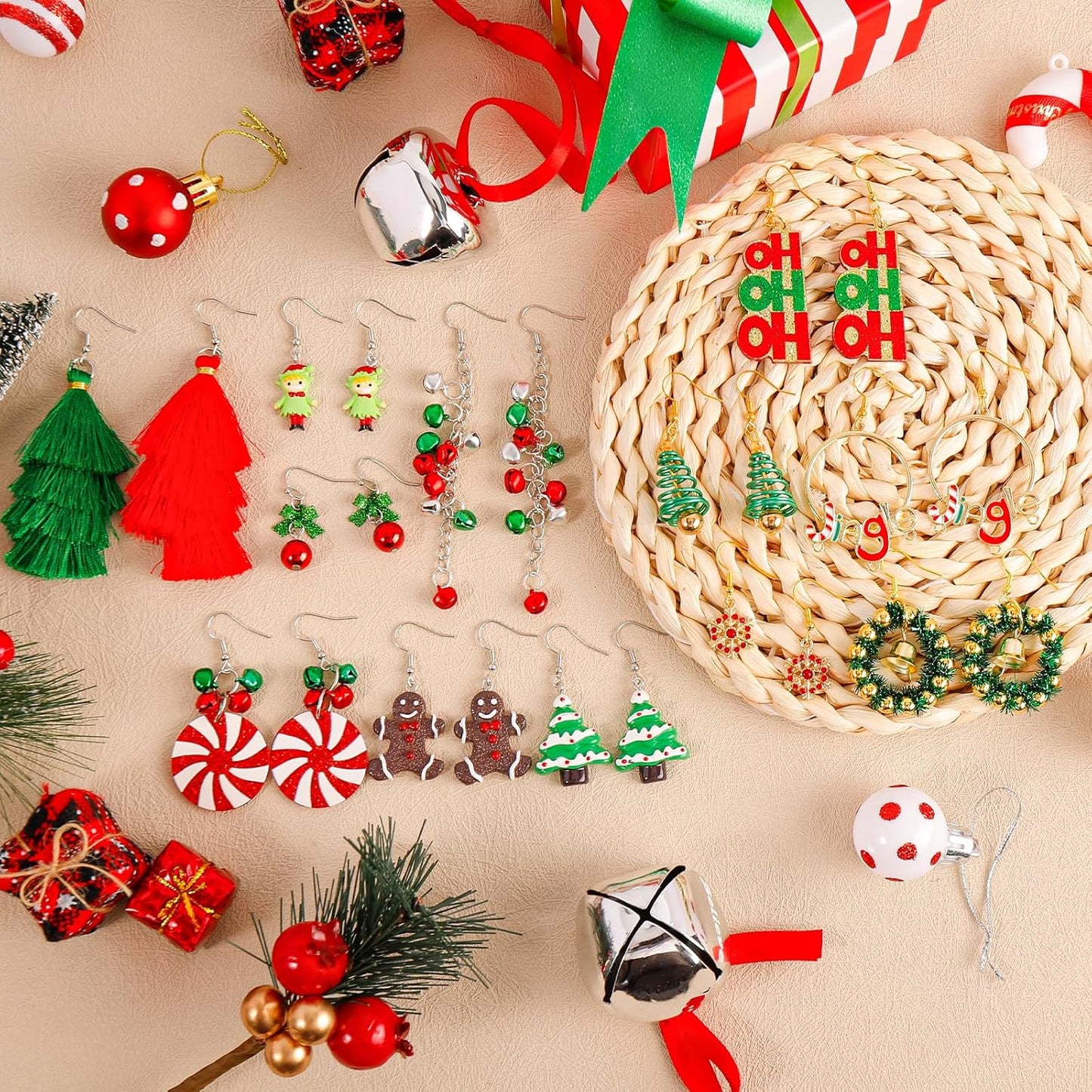 Enchanting Christmas Earring Collection – Festive Holiday Jewelry for Women | Charming Dangle & Stud Designs