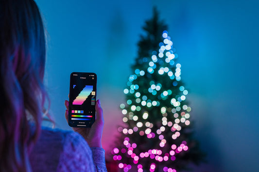 Twinkly Smart LED String Lights 250 – Colorful App-Controlled Christmas & Gaming Decor, Indoor/Outdoor, Works with Alexa & Google