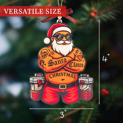 Black Santa Ornament – African American Christmas Tree Decor